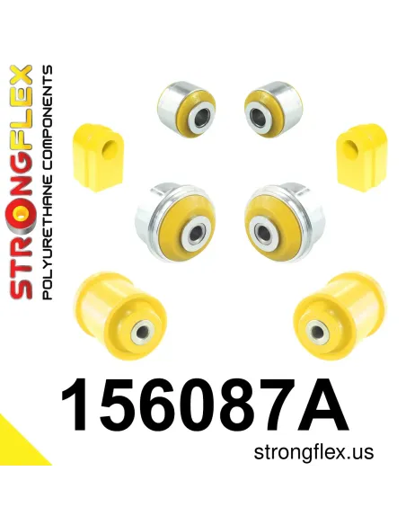 156087A: Front suspension and ream beam bush kit SPORT