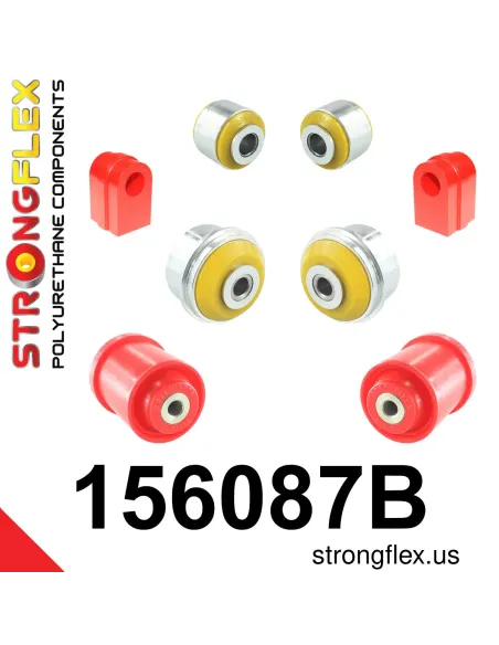 156087B: Front suspension and ream beam bush kit