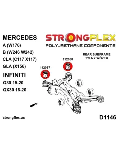 112088A: Rear subframe – rear bush SPORT 2