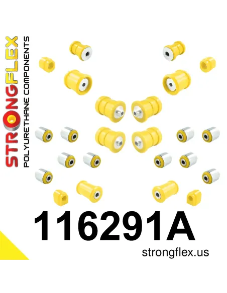 116291A: Full suspension polyurethane bush kit SPORT