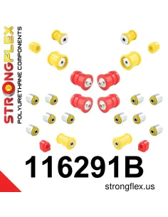 116291B: Full suspension polyurethane bush kit