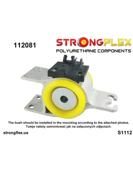116291B: Full suspension polyurethane bush kit