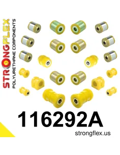 116292A: Rear suspension bush kit SPORT
