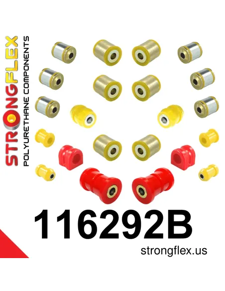 116292B: Rear suspension bush kit
