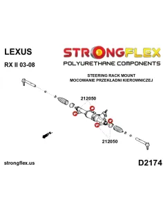 212050B: Steering rack bush 2