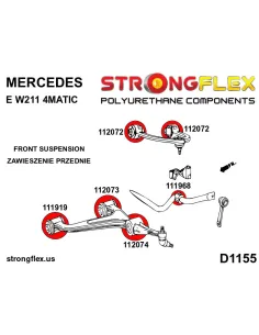 116293B: Front suspension bush kit 2