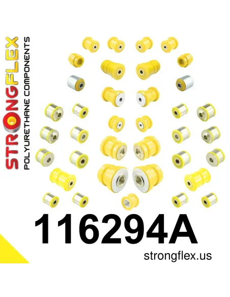 116294A: Full suspension polyurethane bush kit SPORT