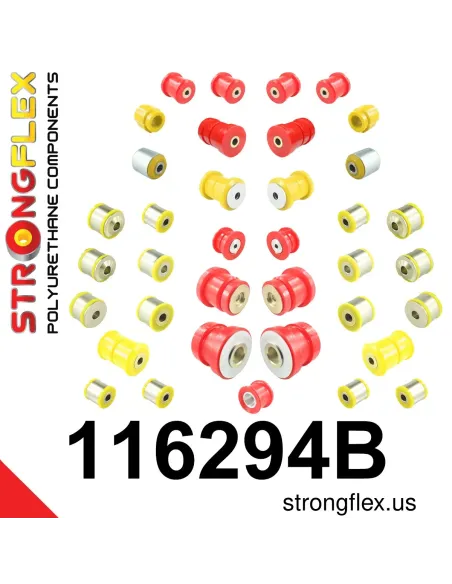 116294B: Full suspension polyurethane bush kit
