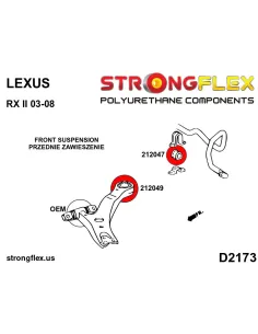 216288A: Full suspension bush kit SPORT 2
