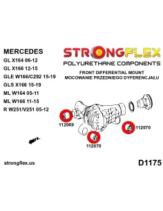 112070A: Front and rear differential bushing SPORT 2