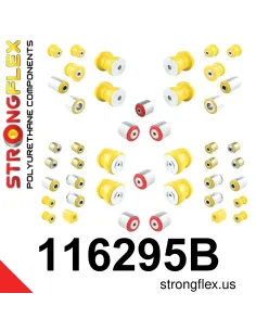116295B: Full suspension polyurethane bush kit