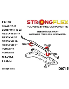 070020A: Steering rack bush SPORT 2