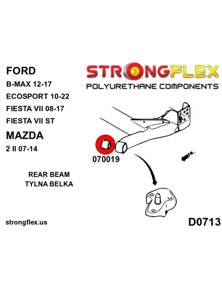 076166A: Full suspension bush kit SPORT