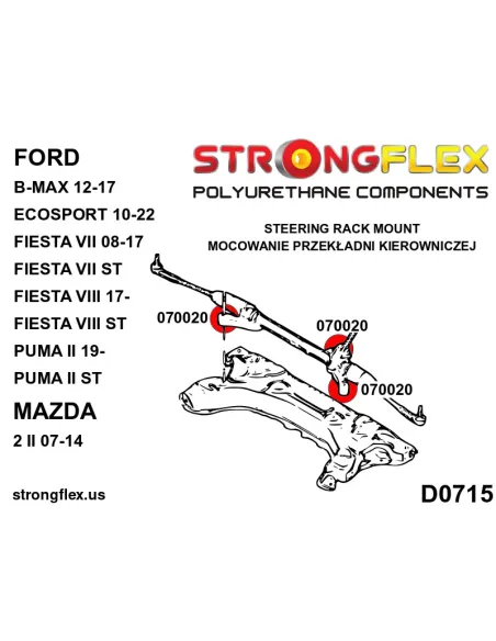 076166B: Full suspension bush kit