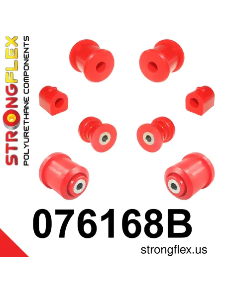 076168B: Front suspension and ream beam bush kit