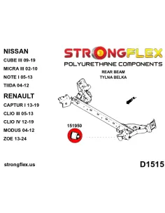 151950B: Rear beam bush 2