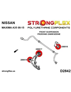 286220B: Full suspension bush kit 2