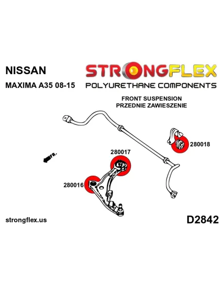286220B: Full suspension bush kit