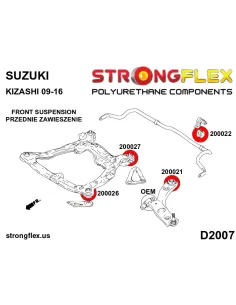 200026A: Front subframe – front bush SPORT 2