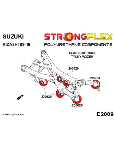 200029B: Rear diff mount bush 2