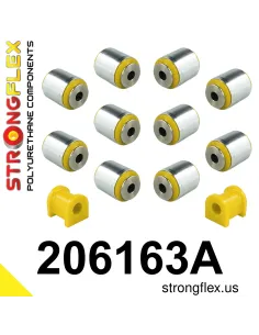 206163A: Rear suspension bush kit SPORT