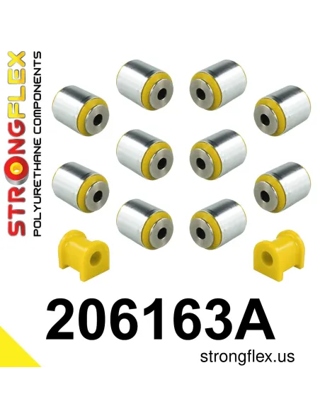 206163A: Rear suspension bush kit SPORT