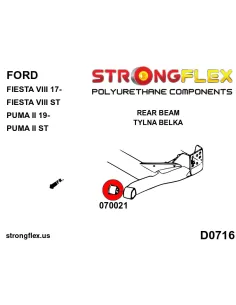 070021B: Rear beam bush 2