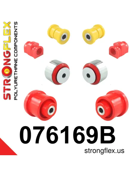 076169B: Front suspension and ream beam bush kit