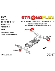 032109B: Rear differential support bush 2