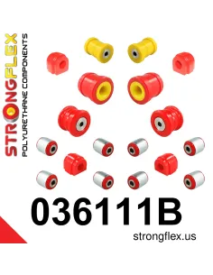 036111B: Full suspension polyurethane bush kit