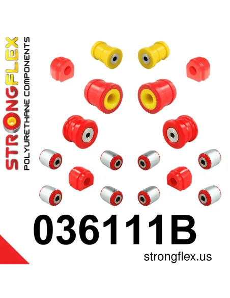036111B: Full suspension polyurethane bush kit