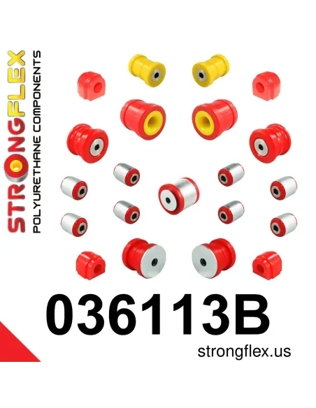 036113B: Full suspension polyurethane bush kit