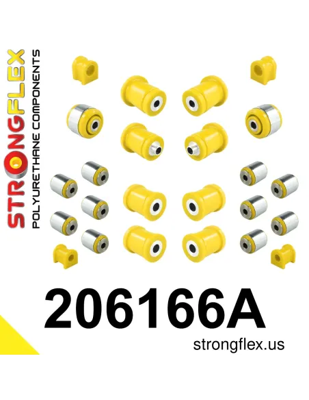 206166A: Full suspension polyurethane bush kit SPORT