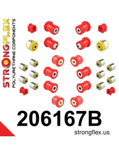 206167B: Full suspension polyurethane bush kit
