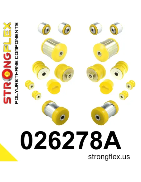 026278A: Front suspension and ream beam bush kit SPORT