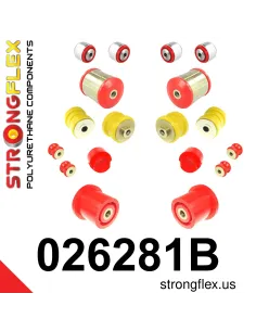 026281B: Front suspension and ream beam bush kit