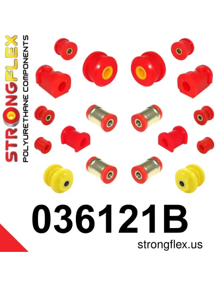 036121B: Full suspension polyurethane bush kit
