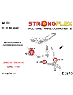 026283B: Front suspension bush kit 2