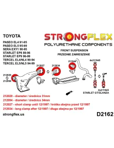 212034A: Front control arm – rear bush SPORT 2