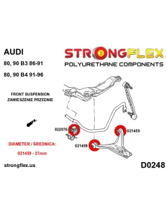 026287A: Full suspension polyurethane bush kit SPORT 2