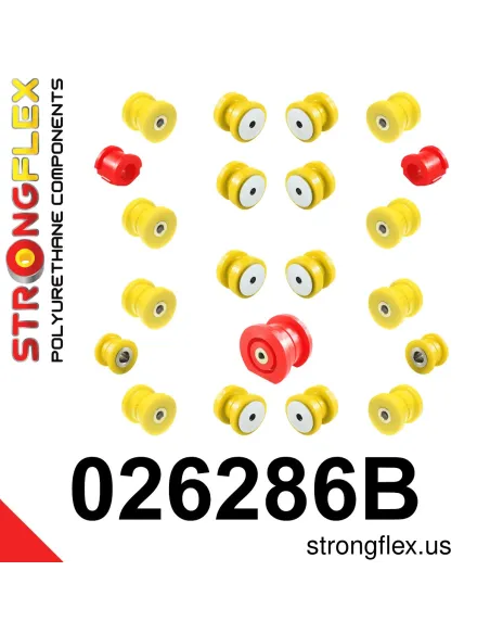 026286B: Full suspension polyurethane bush kit