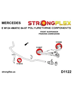 116296A: Front suspension bush kit SPORT 2