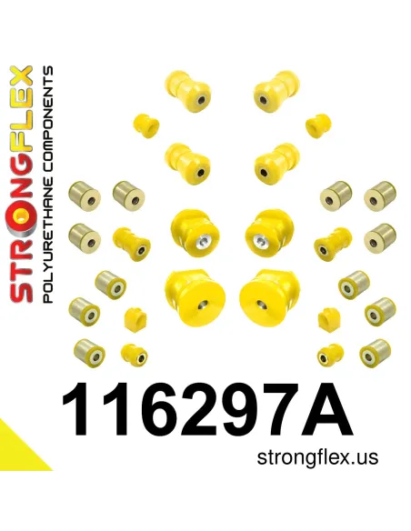 116297A: Full suspension polyurethane bush kit SPORT