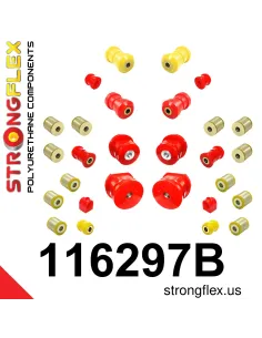 116297B: Full suspension polyurethane bush kit