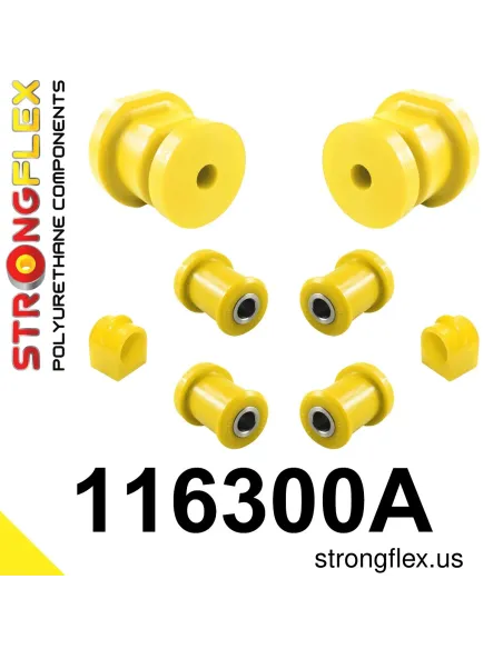 116300A: Rear suspension bush kit SPORT