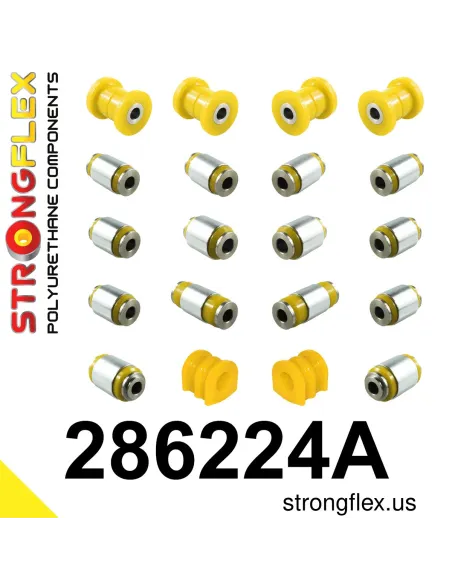 286224A: Rear suspension bush kit SPORT