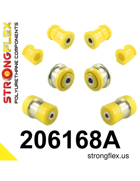 206168A: Front suspension and ream beam bush kit SPORT