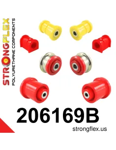 206169B: Front suspension and ream beam bush kit