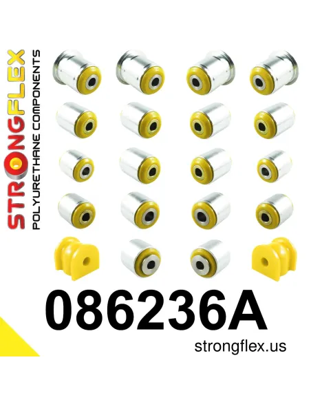 086236A: Rear suspension bush kit SPORT