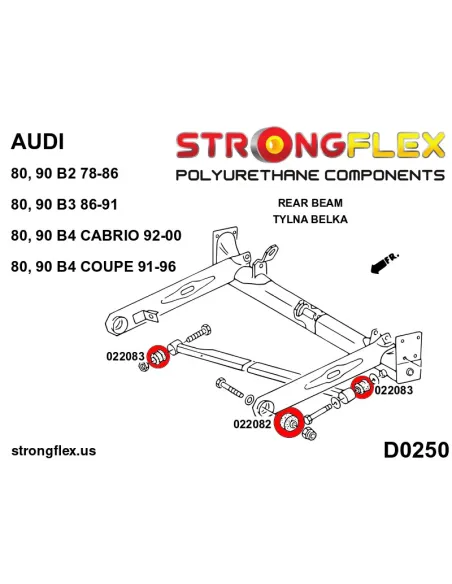022083A: Rear panhard rod mount SPORT
